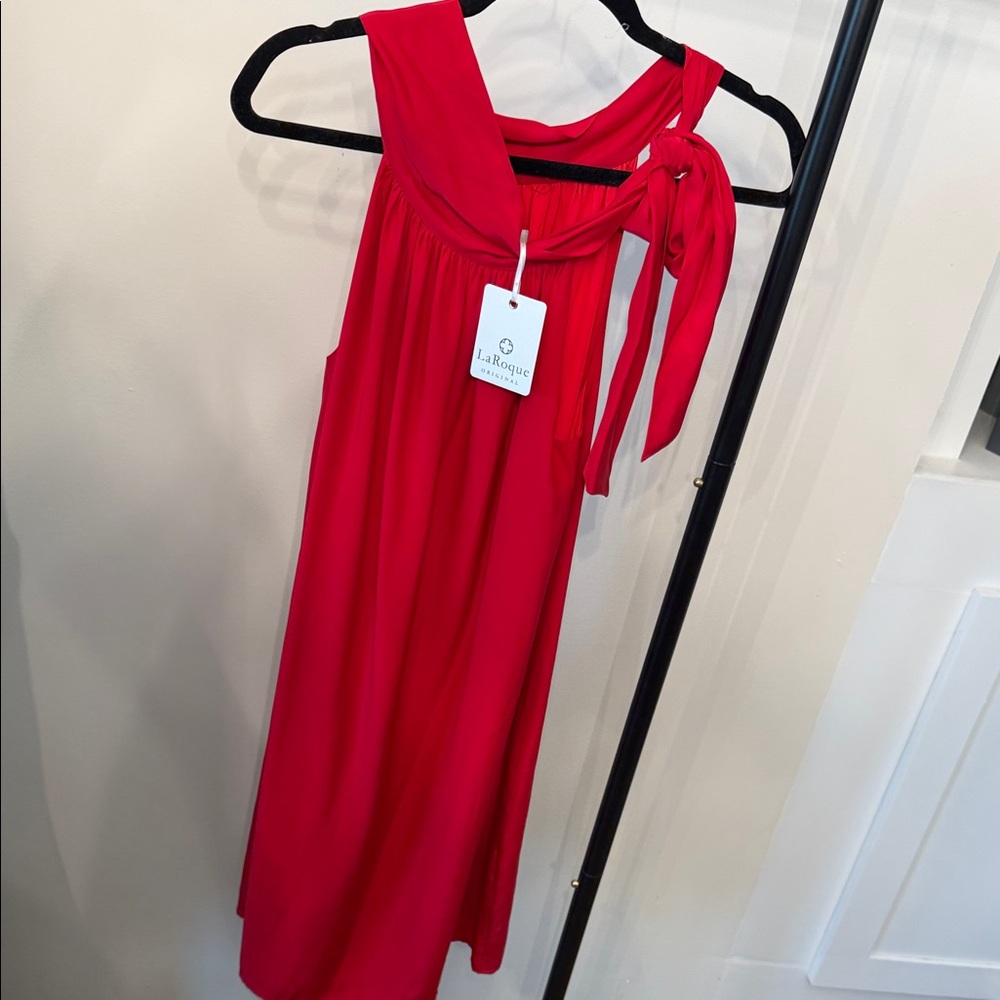 LaRogue Red Tie Dress